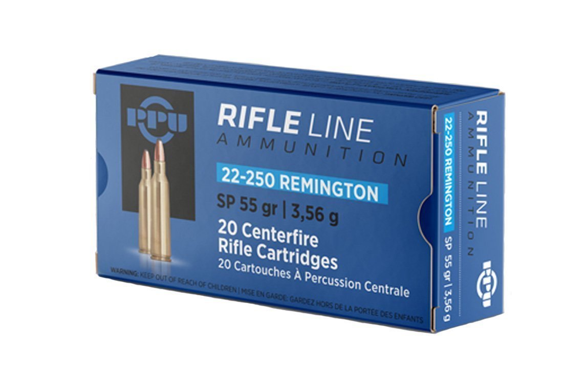 PPU 22 250 REM SP 55GR 20RD BOX 10 BOXES PER CASE