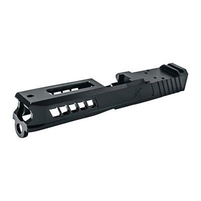 SLIDE WITH RMS CUT & COVER PLATE FOR GLOCK 43 BLACK DLC