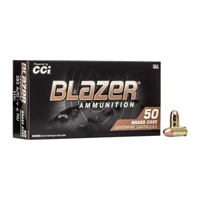 380 AUTO 95GR FULL METAL JACKET ROUND NOSE 50/BOX
