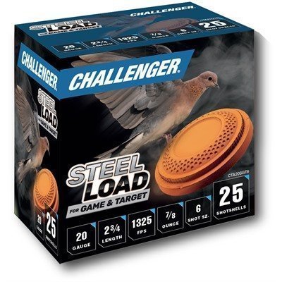 STEEL GAME & TARGET 20 GAUGE 2-3/4'' 7/8OZ #6 SHOT 250/CASE