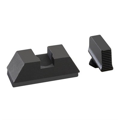 2L OPTIC COMP SIGHTS SERRATD FRONT .240''F /.315''R FOR GLOCK