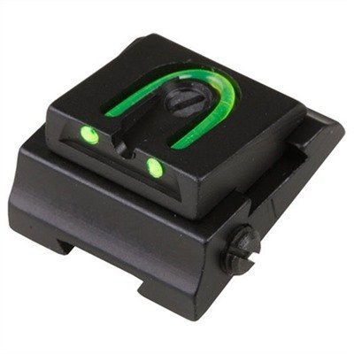 RIFLE  ADJUSTABLE FIBER OPTIC 5/16'' WGOS REAR SIGHT GREEN