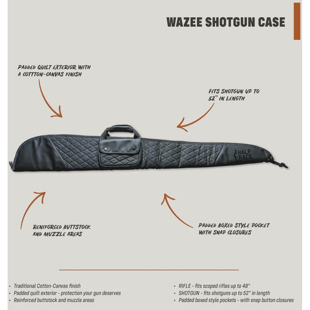 Half Rack Wazee Shotgun Case 52 in. Quited Canvas - Image 2