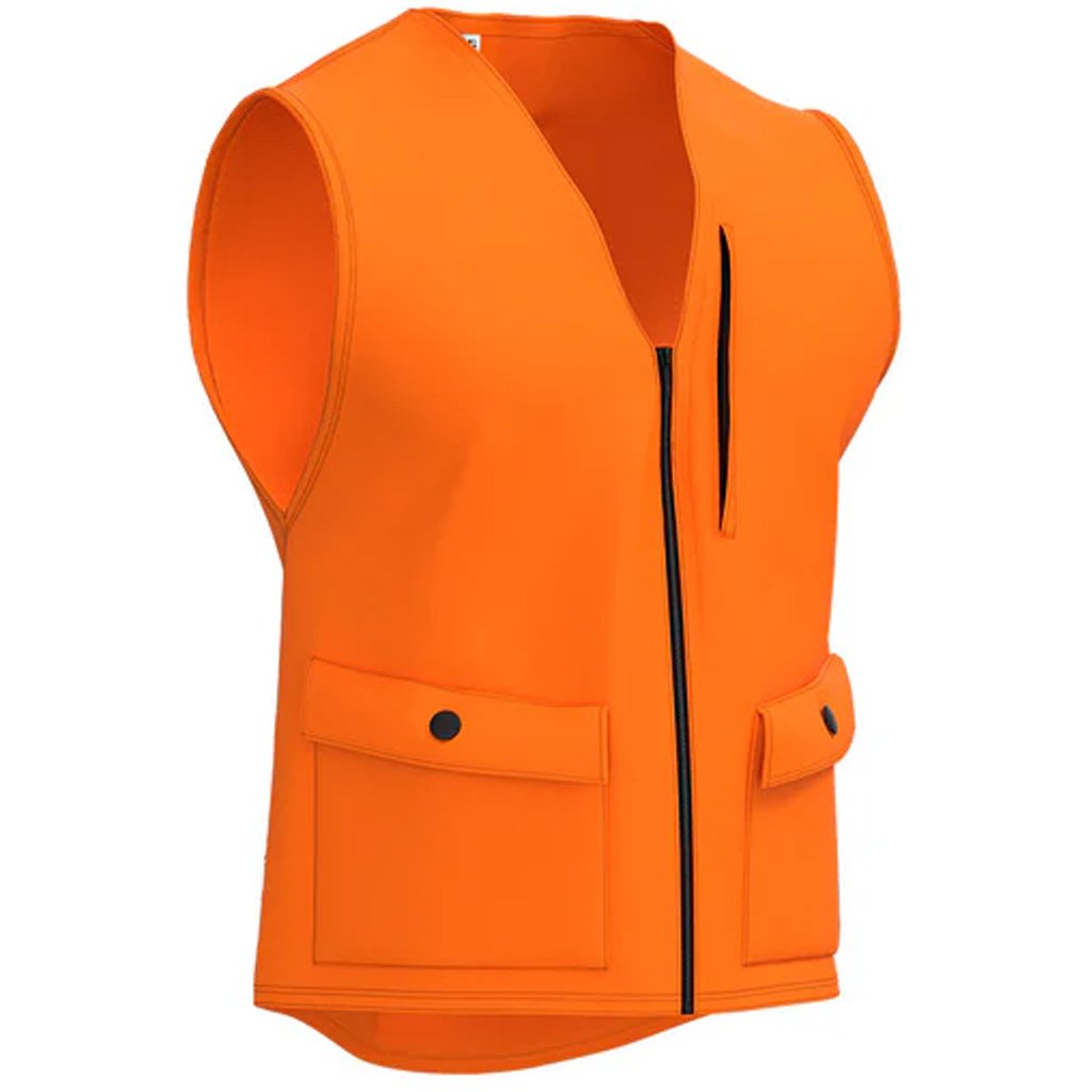 Half Rack Deluxe Safety Vest Blaze Orange Large/XLarge - Image 2