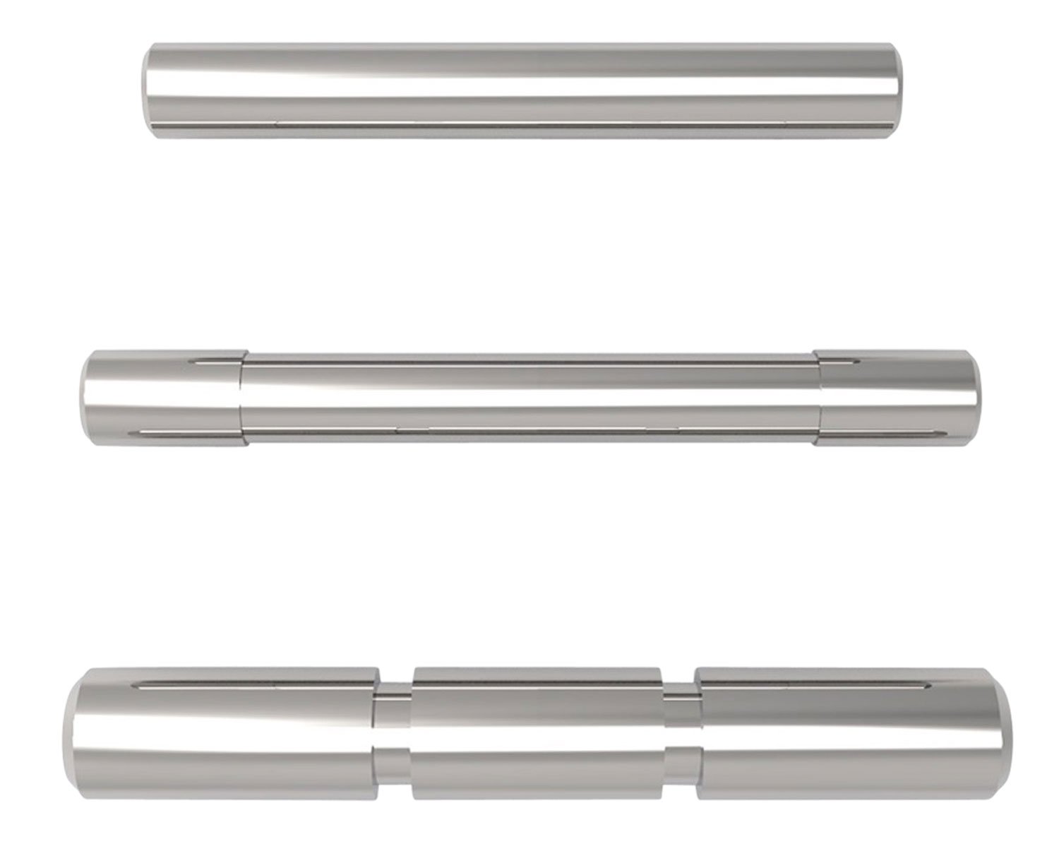 Cross Armory CRGPSSV 3 Pin Set  Compatible w/ Glock Gen1-3 Silver Steel