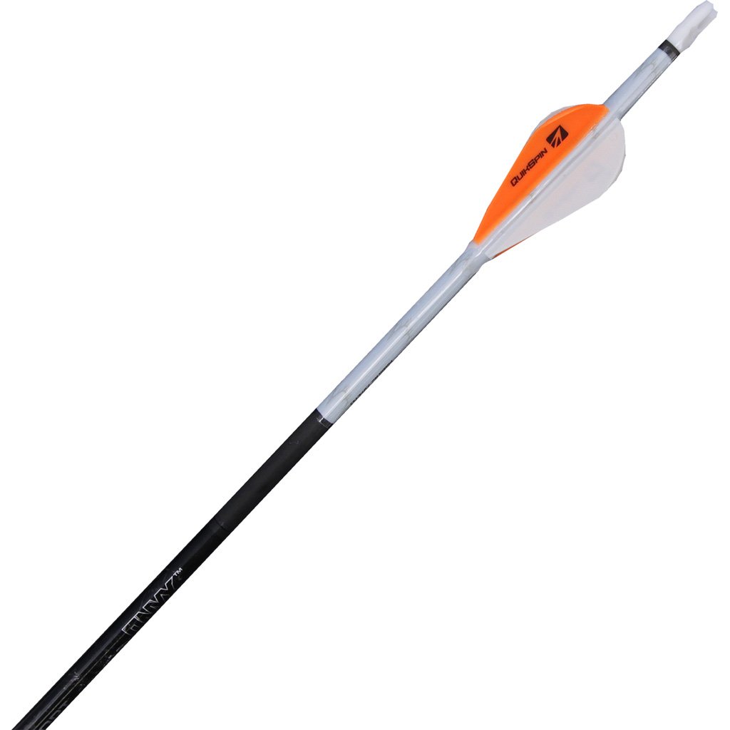NAP Quikfletch Twister Fletch Rap White and Orange 2 in.