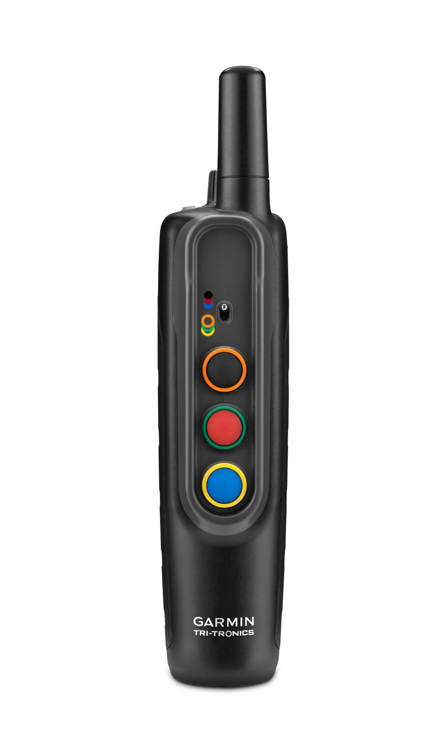 Garmin 0100120100 Pro 70 Handheld Black w/BarkLimiter, 1-Hand Operation, Color Coated Buttons Rechargeable Li-ion Up to 6 Dogs 1 Mile Range
