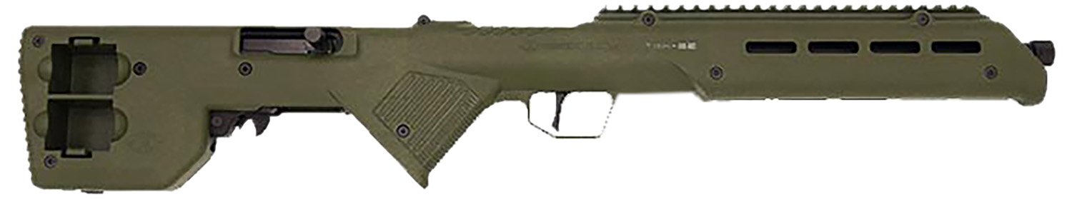Desert Tech TRKRF2218GRN TREK-22 Green Compact 22 LR 10+1 18" Free Floating Steel Barrel, Picatinny Rail Receiver, M-LOK Handguards, Fixed Polymer Stock, Suppressor Ready