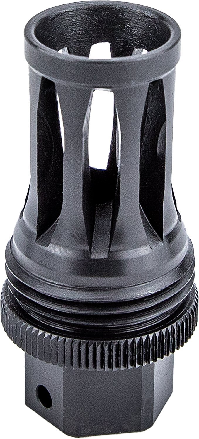 Kgm Suppressors A-QD-FH-S-1 Quick Detach Flash Hider Black Nitride Steel 1/2"x28 Threads