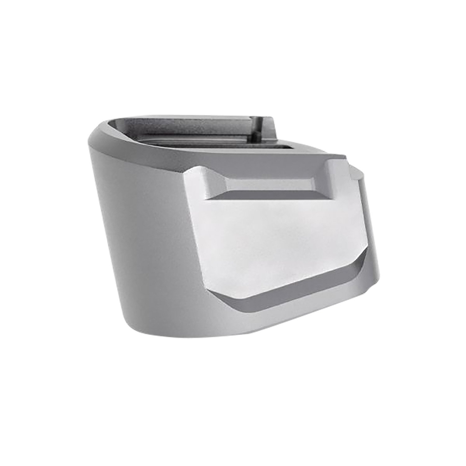 Tyrant CNC TDECHEMAGEX17GREY  Magazine Extension 9mm Fits Springfield Echelon 5rd Grey Aluminum