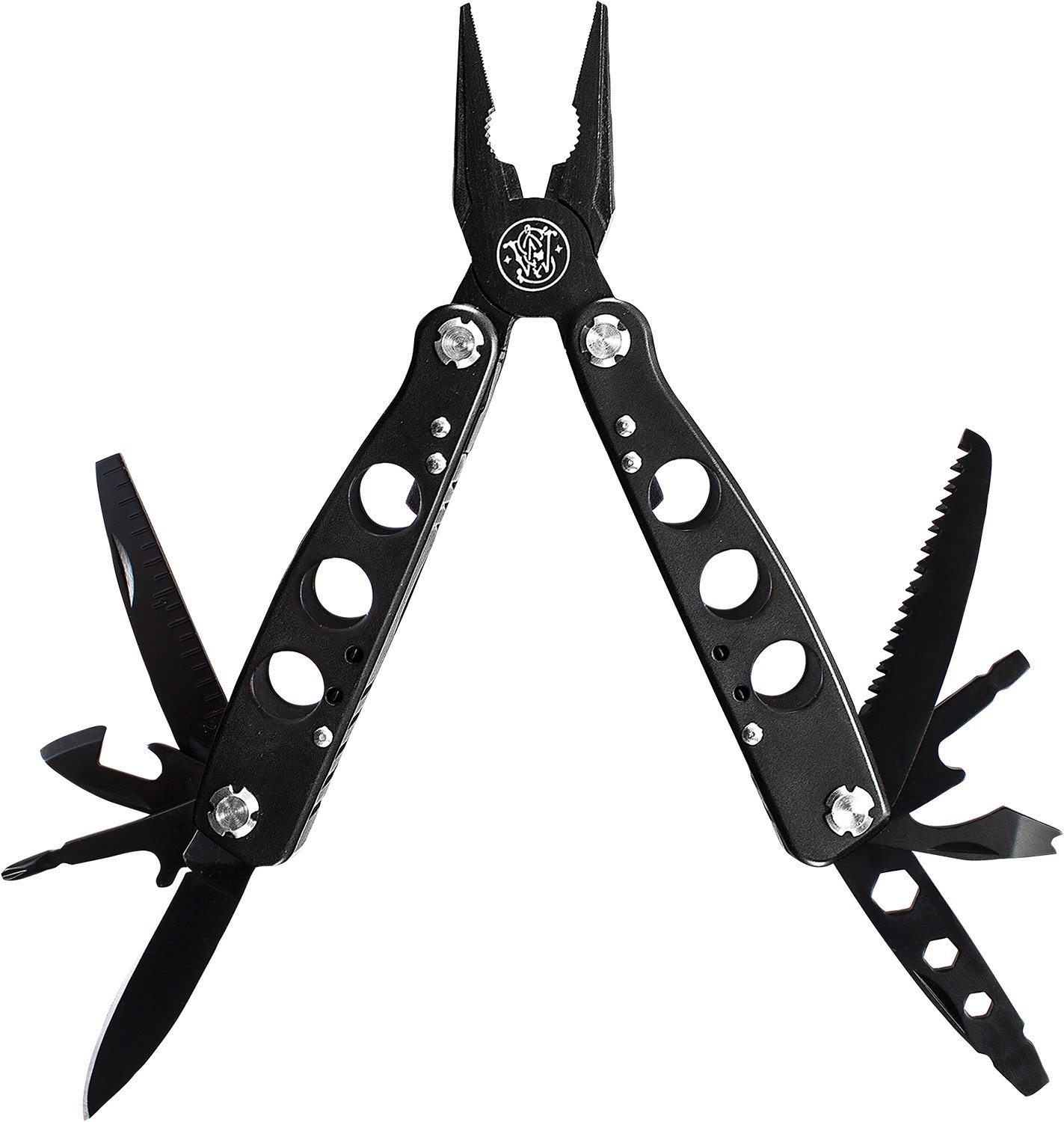 Smith & Wesson Knives SWMT1CP Multi-Tool  Black 6.50" Long Includes Case