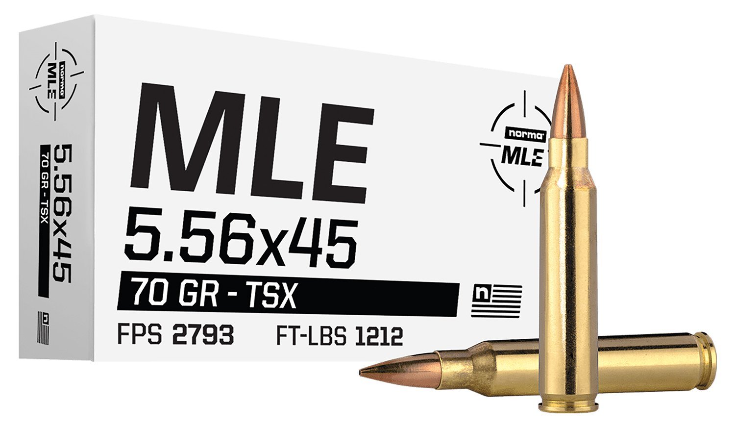 Norma Ammunition 601704041  Bondstrike 5.56mm 70gr 20 Per Box/10 Case