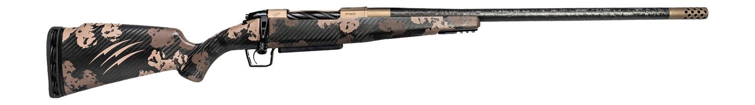 Fierce Firearms ROGSCX308WIN18BRS Carbon Rogue XP 308 Win 3+1 18" Carbon Fiber Match Grade Threaded Barrel, Smoked Bronze Cerakote Steel Drilled & Tapped Receiver, BiPod Rail Forend, Sonora Ambush Cam