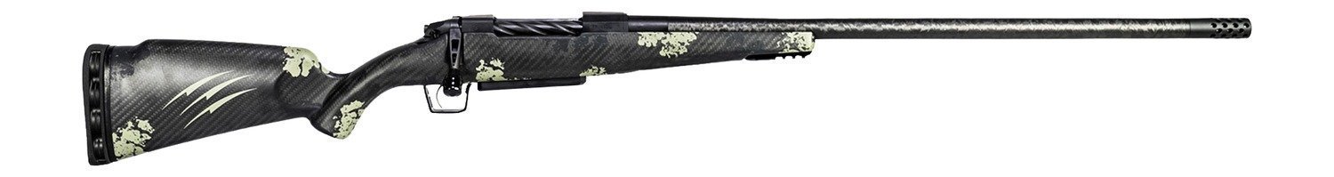 Fierce Firearms ROGSCX300PRC24BF Carbon Rogue XP 300 PRC 3+1 24" Carbon Fiber Match Grade Threaded Barrel, Black Cerakote Steel Drilled & Tapped Receiver, BiPod Rail Forend, Forest Camo Fixed Carbon F