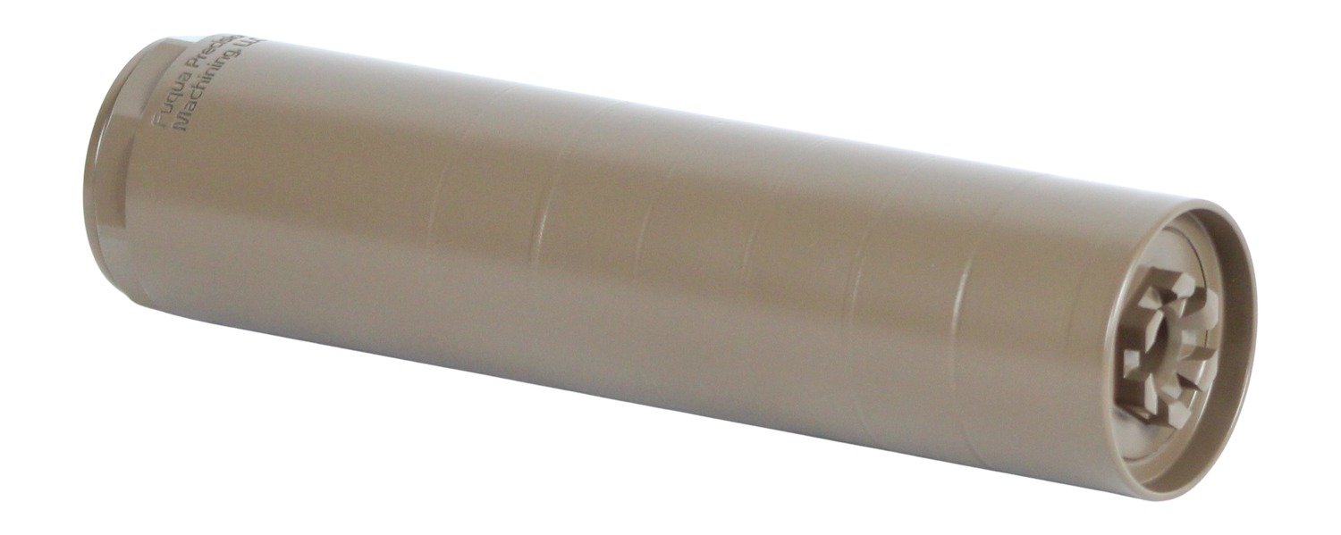 Fuqua Precision Machining CB556TIFDE Cheeze Boi 5.56/223 Flat Dark Earth Titanium 1/2x28"