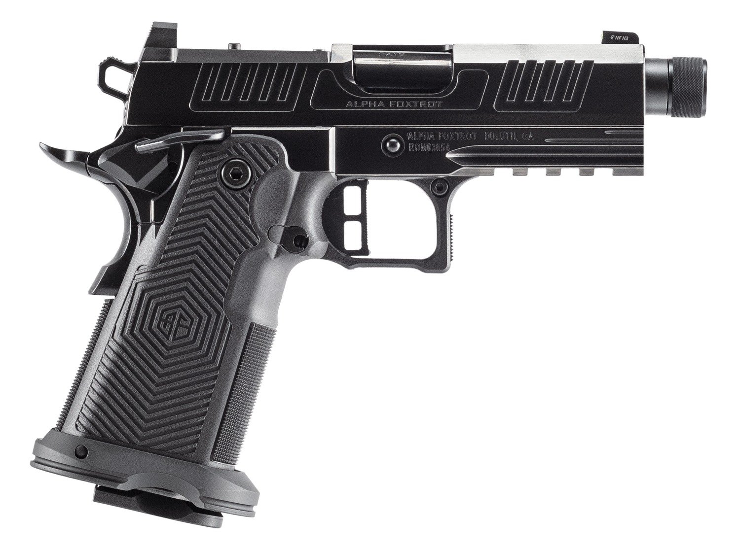 Alpha Foxtrot AA39X1QIB-PDBK19 AF1911 Romulus 9mm Luger 3.50"