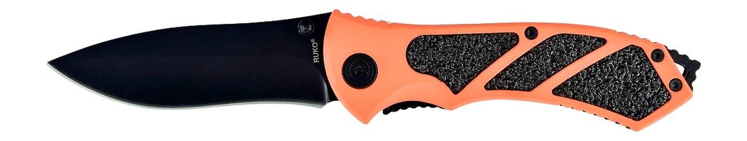 RUKO RUK0061BZ     440A 3-1/4"BLAZ ORN/BLK FOLDING