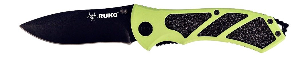 RUKO RUK0061HG-CS  440A 3-1/4"HIVIZ GRN FOLDING CS