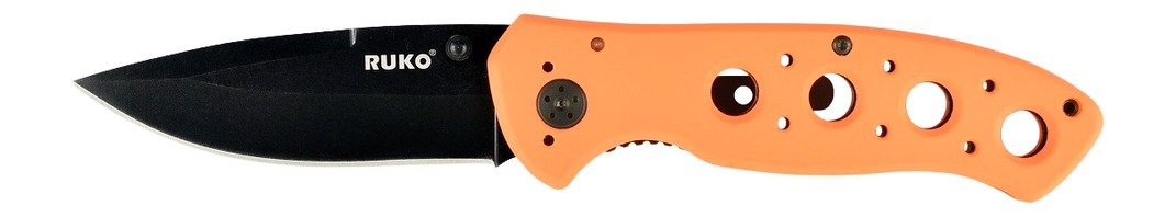RUKO RUK0075BZ-CS  440A 3-1/4"BLAZE ORANGE FOLDING