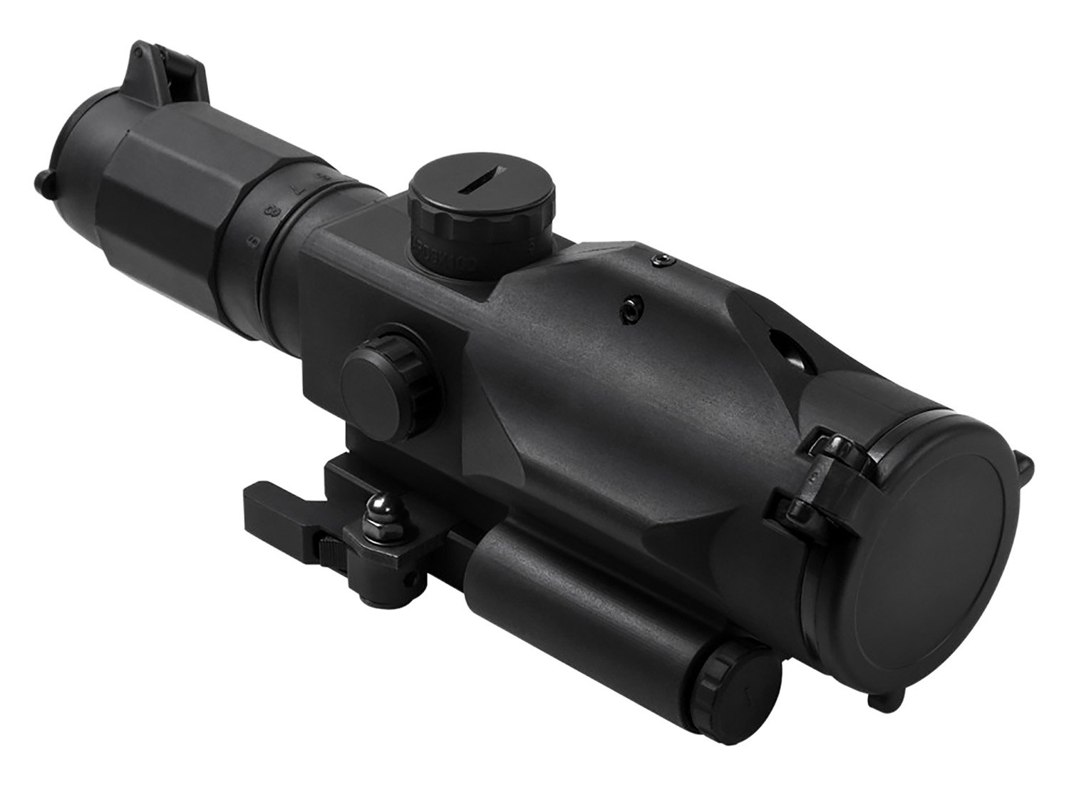 NcStar VSRTP3940GV3 SRT  Gen 3 Black Hardcoat Anodized 3-9x40mm Illuminated P4 Sniper Reticle Green Laser