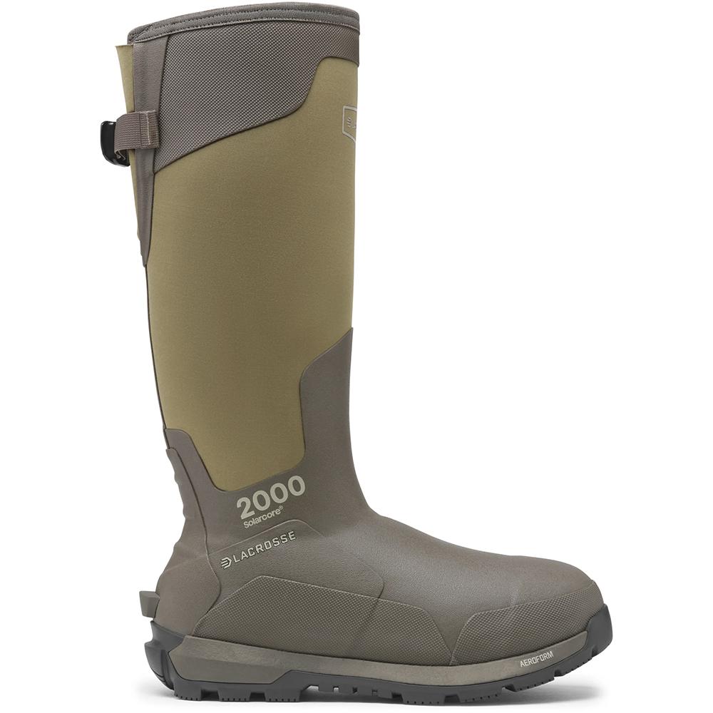 LaCrosse Alphaburly Aero 17" Mens Hunting Boots 2000G Brown 10