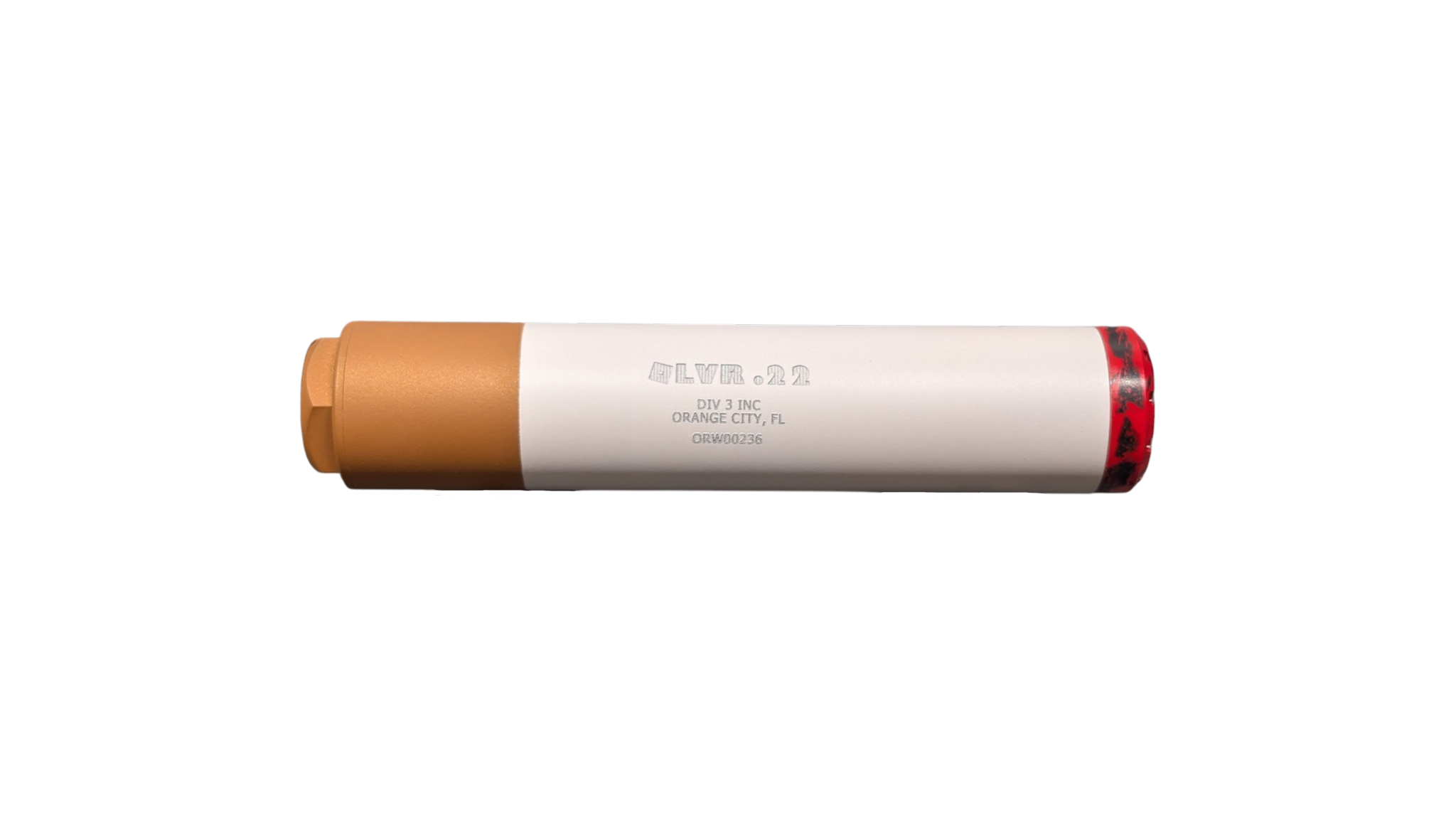 DIVISION 3 INC OLVR .22 HEATER SUPPRESSOR 22LR 1/2x28