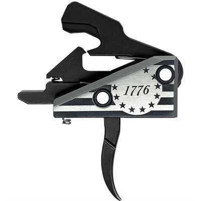 SPECIAL EDITION 1776 AR TRIGGER CURVED SILVER/BLACK