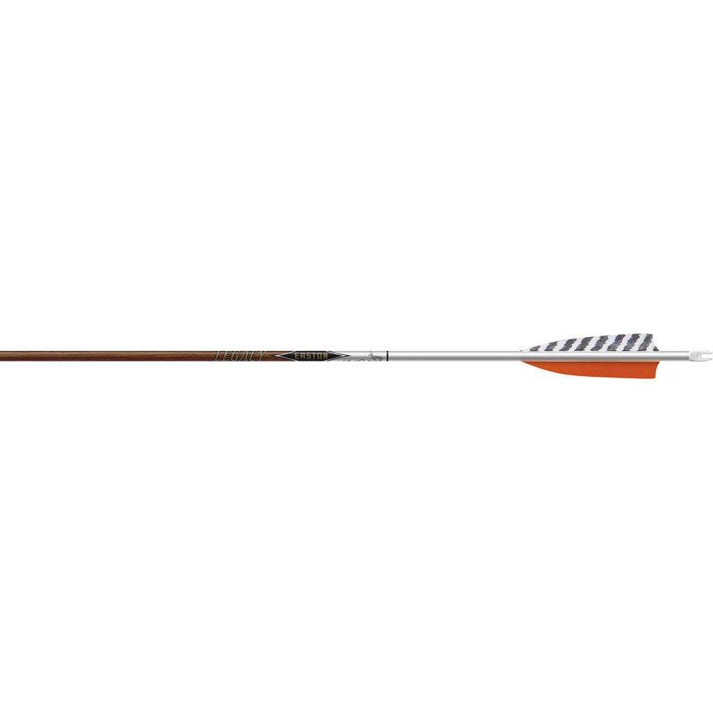 Easton Carbon Legacy 5mm Arrows 4 in. Helical Feathers 500 6 pk.