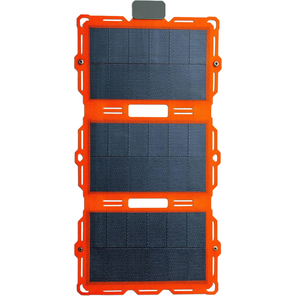 Dark Energy 18W Spectre Solar Panel Folding HiVis Orange - Image 2