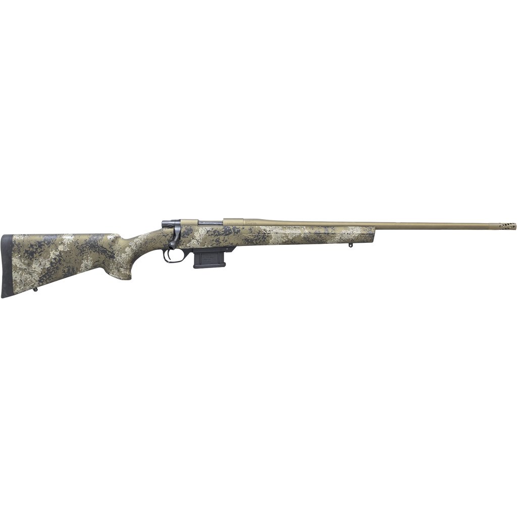 Howa M1500 Fence Line Mini Action Varmint Rifle 22 ARC 20 in. Bronze/Scorched Earth Camo HTI