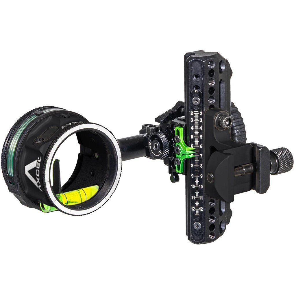 Axcel Driver Plus Slider Sight CK w/AVX-41 Scope Midnight Cerakote .019 Single Pin Green Picatinny