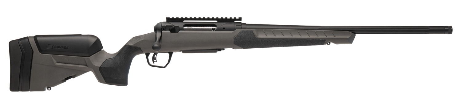 Savage Arms 32534 110 Core Hunter 350 Legend 4+1 18" Fluted Barrel, Flat Dark Gray AccuStock w/AccuFit V2 Synthetic Stock, Right Hand