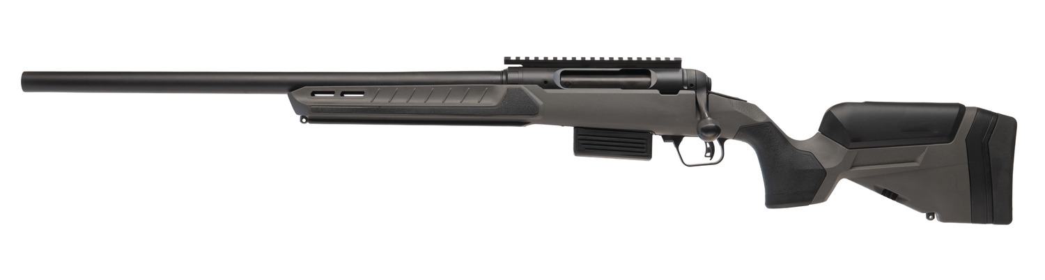 Savage Arms 32804 220 Harvester Full Size 20 Gauge Bolt 2rd 22" Slug Barrel, AccuStock w/AccuFit V2 Flat Dark Gray Synthetic Stock, Left Hand