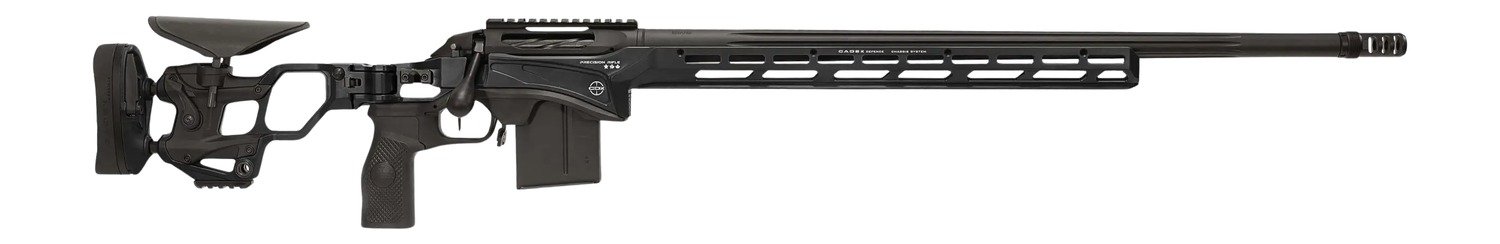 Cadex Inc CDXSSPRO6526CP20I2B1N CDX-SS Seven S.T.A.R.S. Pro 6.5 Creedmoor 10+1 26" Black DLC Fluted Threaded Barrel, Black Cerakote Receiver, ARCA Rail,  M-LOK Handguard, Black Adjustable Folding Butt