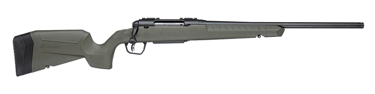 Savage Arms 33118 Axis 2  350 Legend 4+1 18" Matte Black Carbon Steel Threaded Barrel, Drilled & Tapped Receiver, OD Green Fixed w/Pistol Grip Synthetic Stock, Right Hand