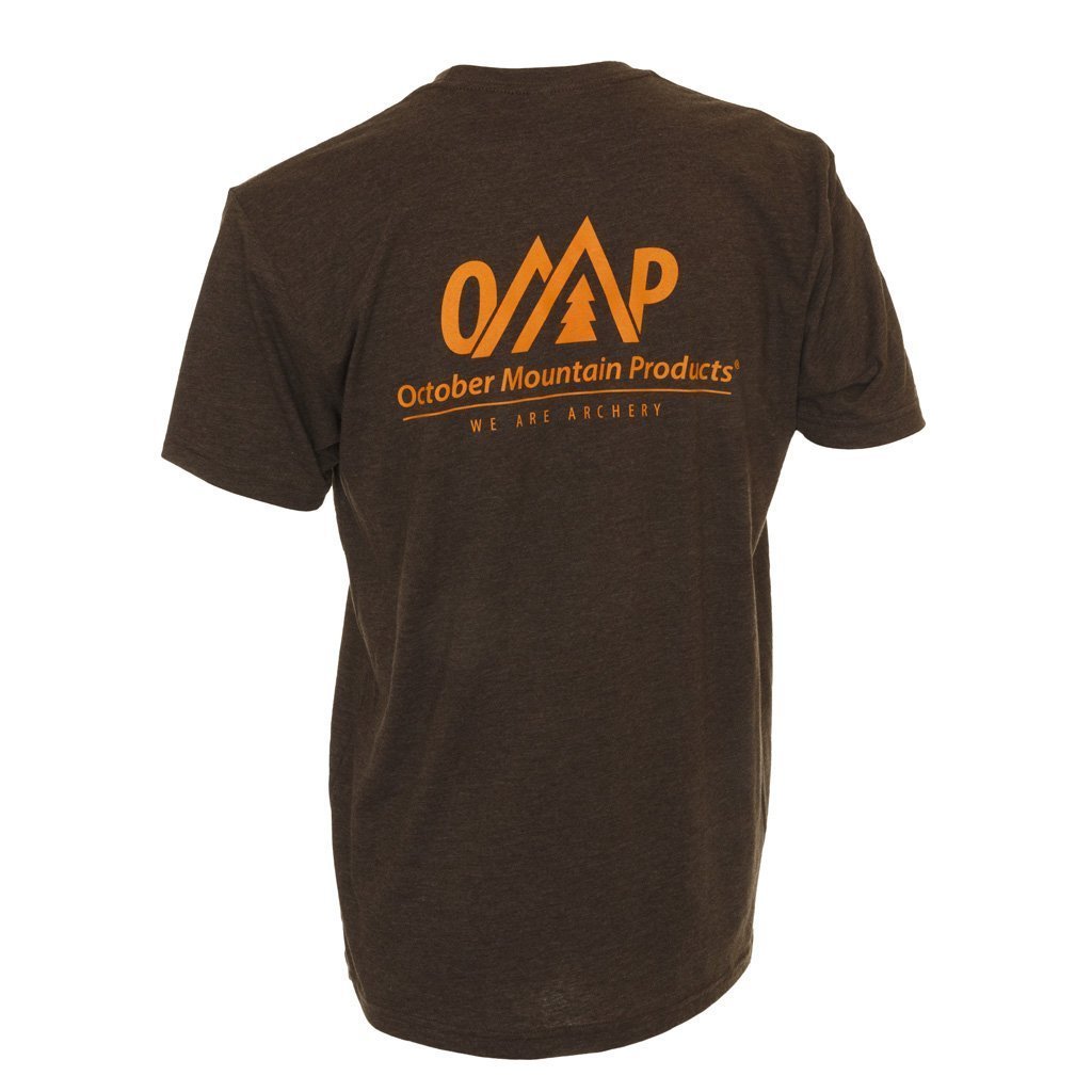 October Mountain Logo Tee Espresso Medium