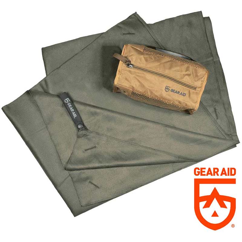 Tactical Ultra Compact Microfiber Towel Large Green