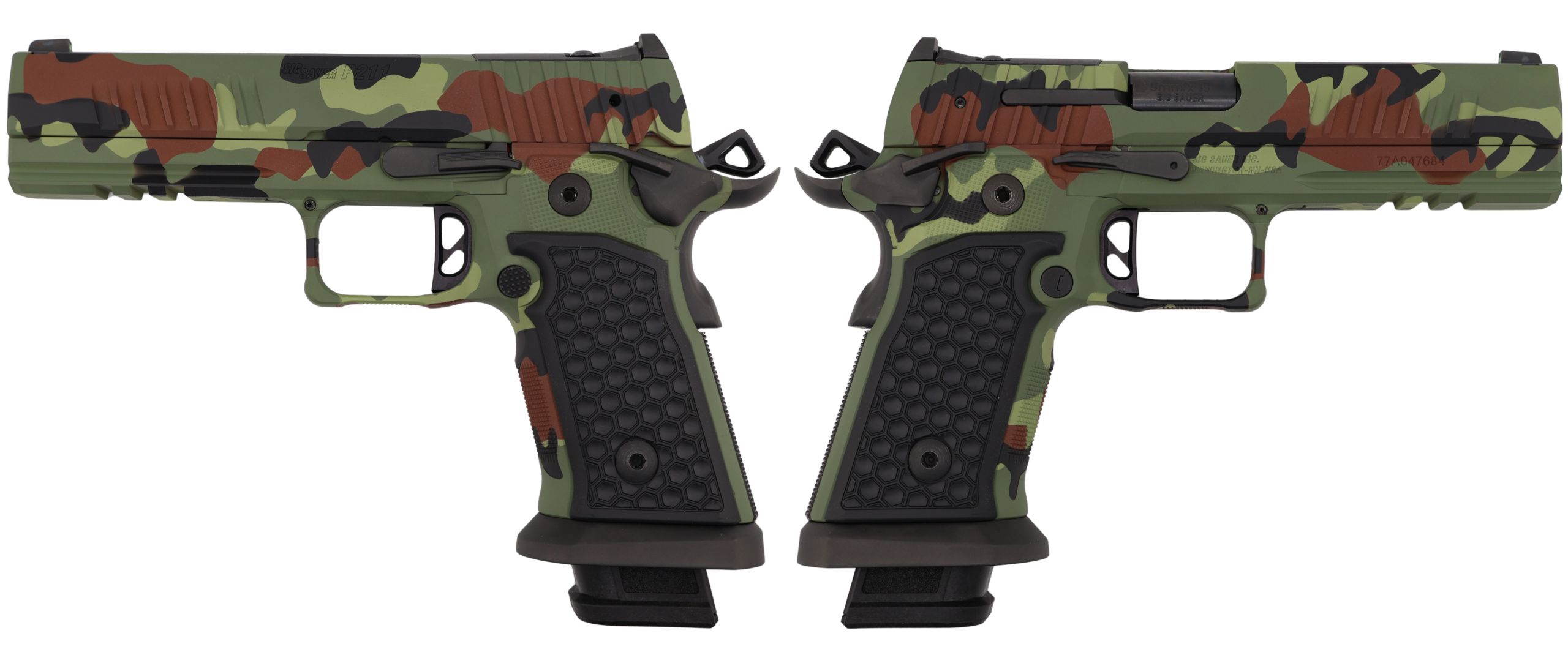 SIG SAUER P211-GT5 9MM PISTOL 5" M81 2-21RD, 1-17RDRD MAGS