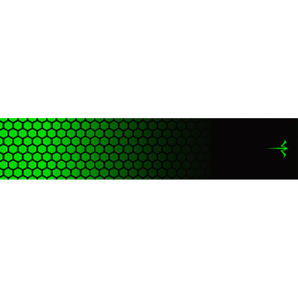 White Water Archery Honeycomb Fade Arrow Wraps Fade Lime Green 5 in. x 1.125 in. 15 pk.
