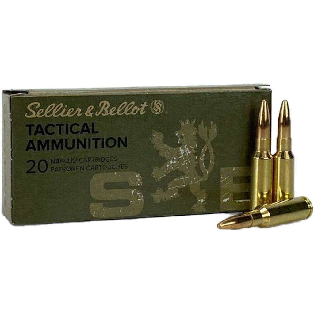 Sellier & Bellot Rifle Ammo 6.5 Grendel 124 gr. FMJ 20 rd.