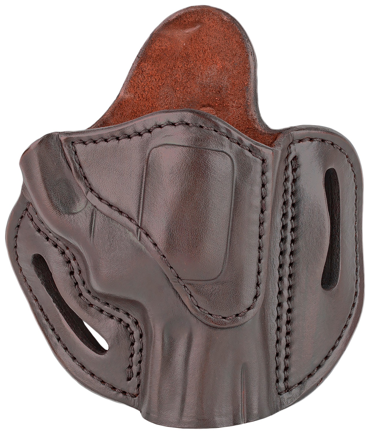 1791 Gunleather RVH2SSBRR RVH2S  OWB Size 02S Signature Brown Leather Belt Slide Fits S&W K Frame Right Hand