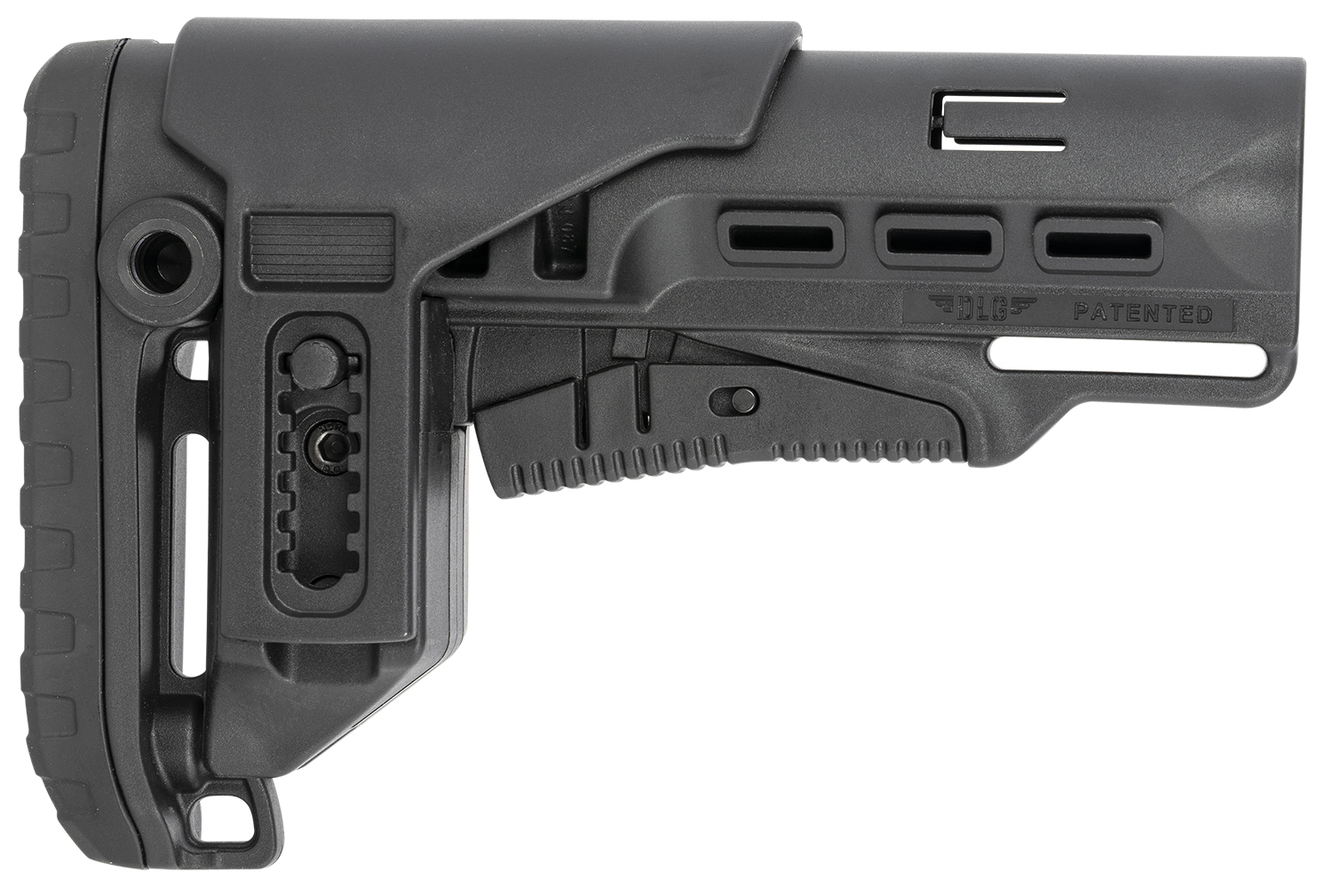 NcStar VG087042 Tactical PCP42 Mil-Spec Stock Black Synthetic Collapsible  w/Adj Cheekpiece