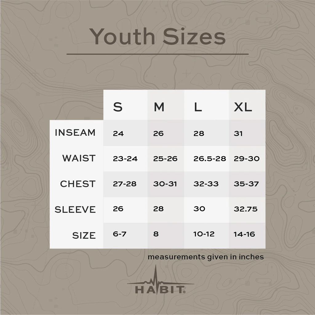 Habit Youth Cedar Branch Ins Waterproof Bomber YM-Realtree APX