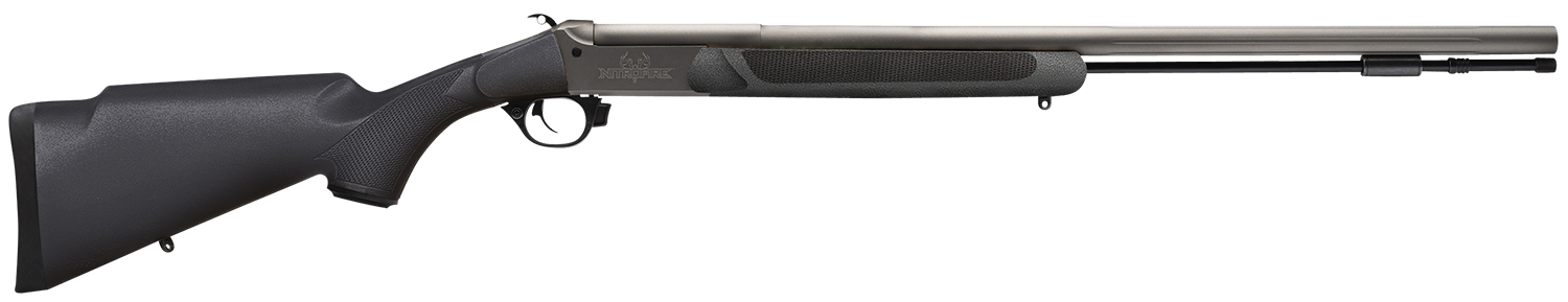 Traditions CR84110440 NitroFire VAPR 50 Cal 209 Primer 26" Gray Cerakote Fluted & Tapered Barrel, Drilled & Tapped Receiver, Black Fixed Synthetic Stock