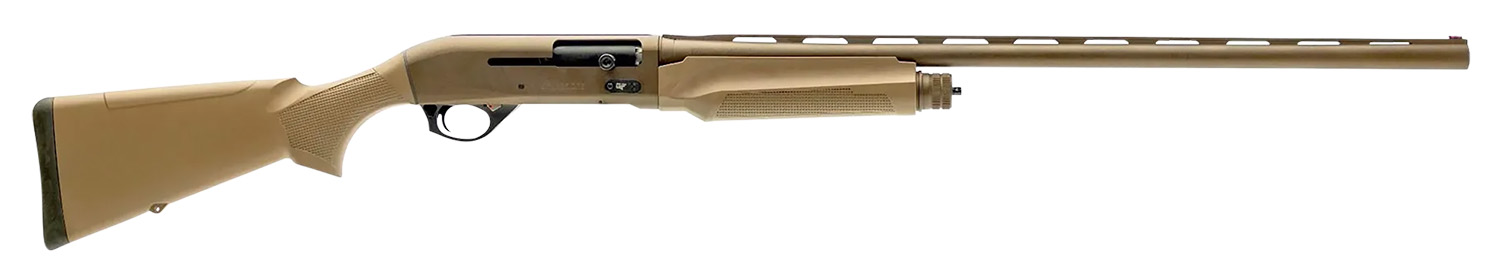 Gforce Arms GFONE1228MF One  Full Size 12 Gauge Semi-Auto 3" 3+1/10+1 28" Flat Dark Earth Vent Rib Barrel, Flat Dark Earth Receiver, Fixed Flat Dark Earth Cerakote Synthetic Stock