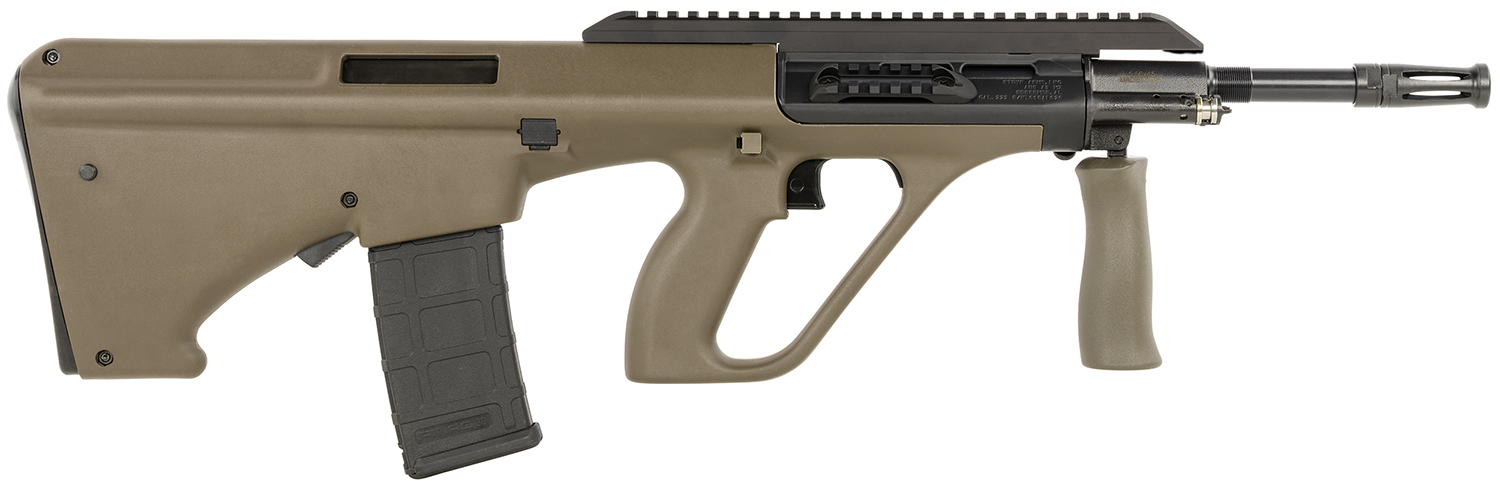 Steyr Arms AUGM2GRNEXT AUG A3 M2 223 Rem/5.56 NATO 30+1 16" Black Steel Barrel, OD Green Receiver w/Picatinny Rail, Bullpup OD Green Synthetic Stock