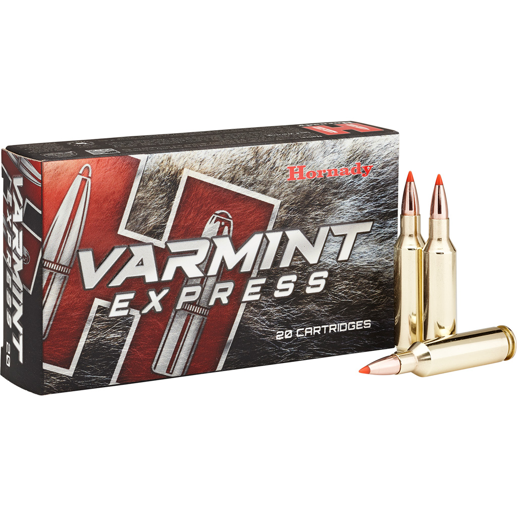 Hornady Varmint Express Rifle Ammo 6mm Creedmoor 87 gr. V-Max 20 rd.
