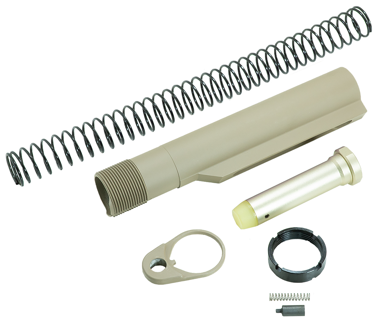 Timber Creek Outdoors ARBTKFDE Buffer Tube Kit  Flat Dark Earth AR-15/AR Style