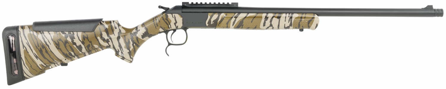 Retay USA GML410GBL Gamelander 410 Gauge Single Shot 3" 1rd 22" Black Deep Bore Barrel, Black Drilled & Tapped Receiver w/Picatinny Rail Receiver, Adj LOP OG Bottomland Synthetic Stock