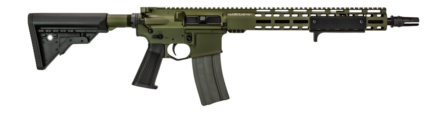 Griffin Armament MK1PATROLWHG-W MK1 Patrol 223 Wylde 30+1 14.50" Black Anodized Barrel, Warhawk Green Anodized Aluminum Receiver w/Picatinny Rail, M-LOK Handguard, Griffin Extreme Condition Black Poly